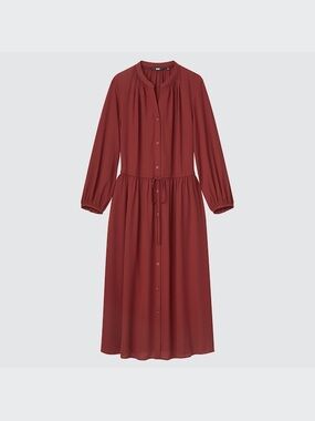 satin dress uniqlo Official Styling